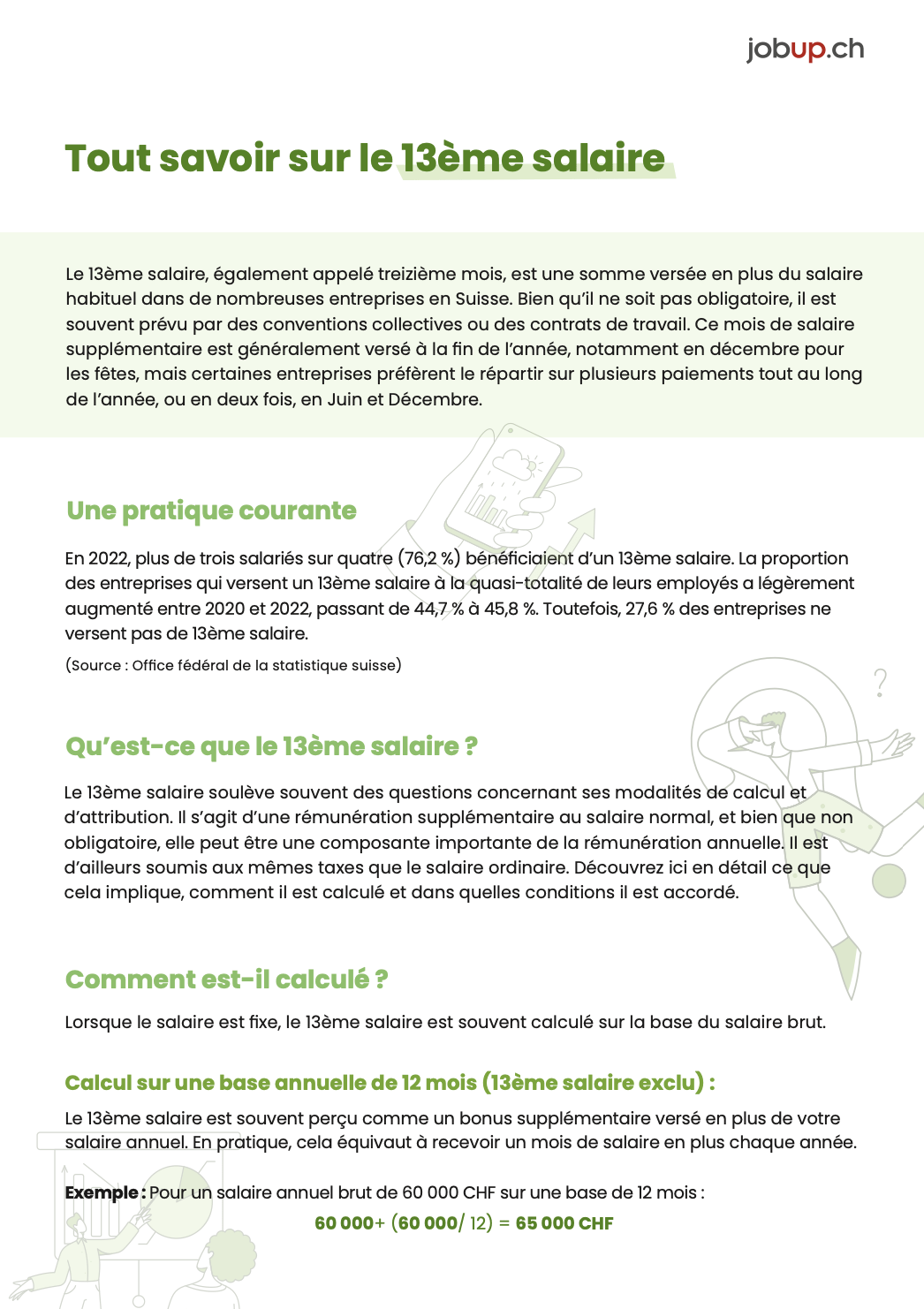 Tout savoir sur le 13ème salaire